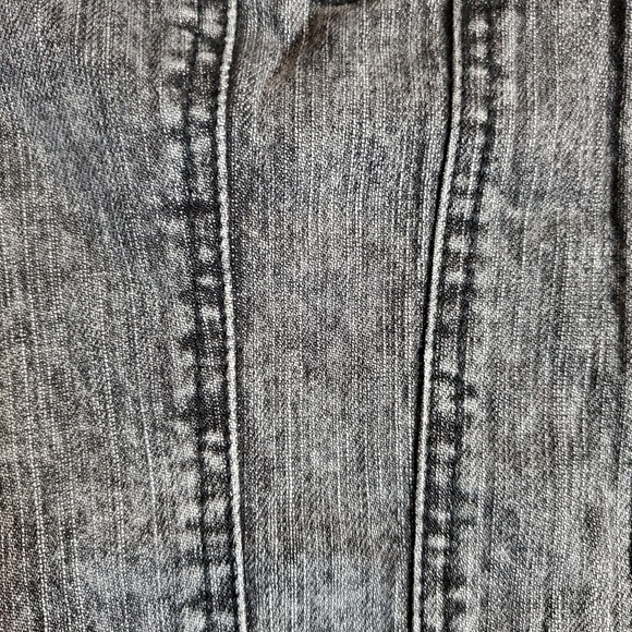 Life In Progress Denim Jean Black Jacket Womans Small - Picture 8 of 8